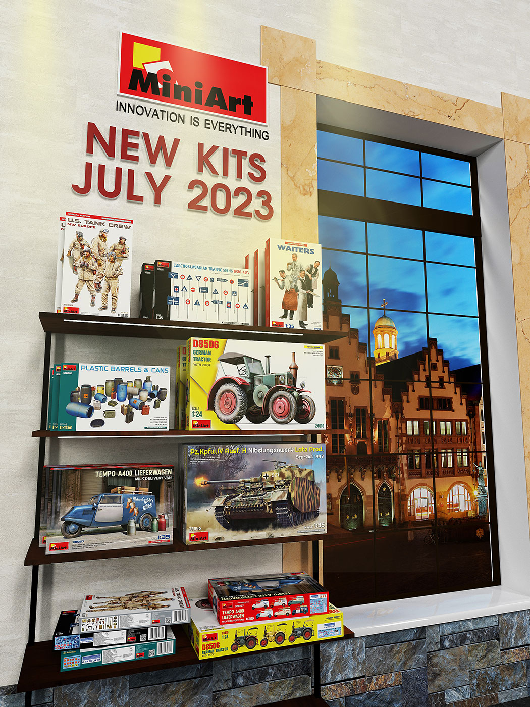 New MiniArt Kits Available July 2023