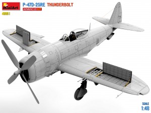 3D Renders of Kit: 48001 P-47D-25RE THUNDERBOLT. ADVANCED KIT
