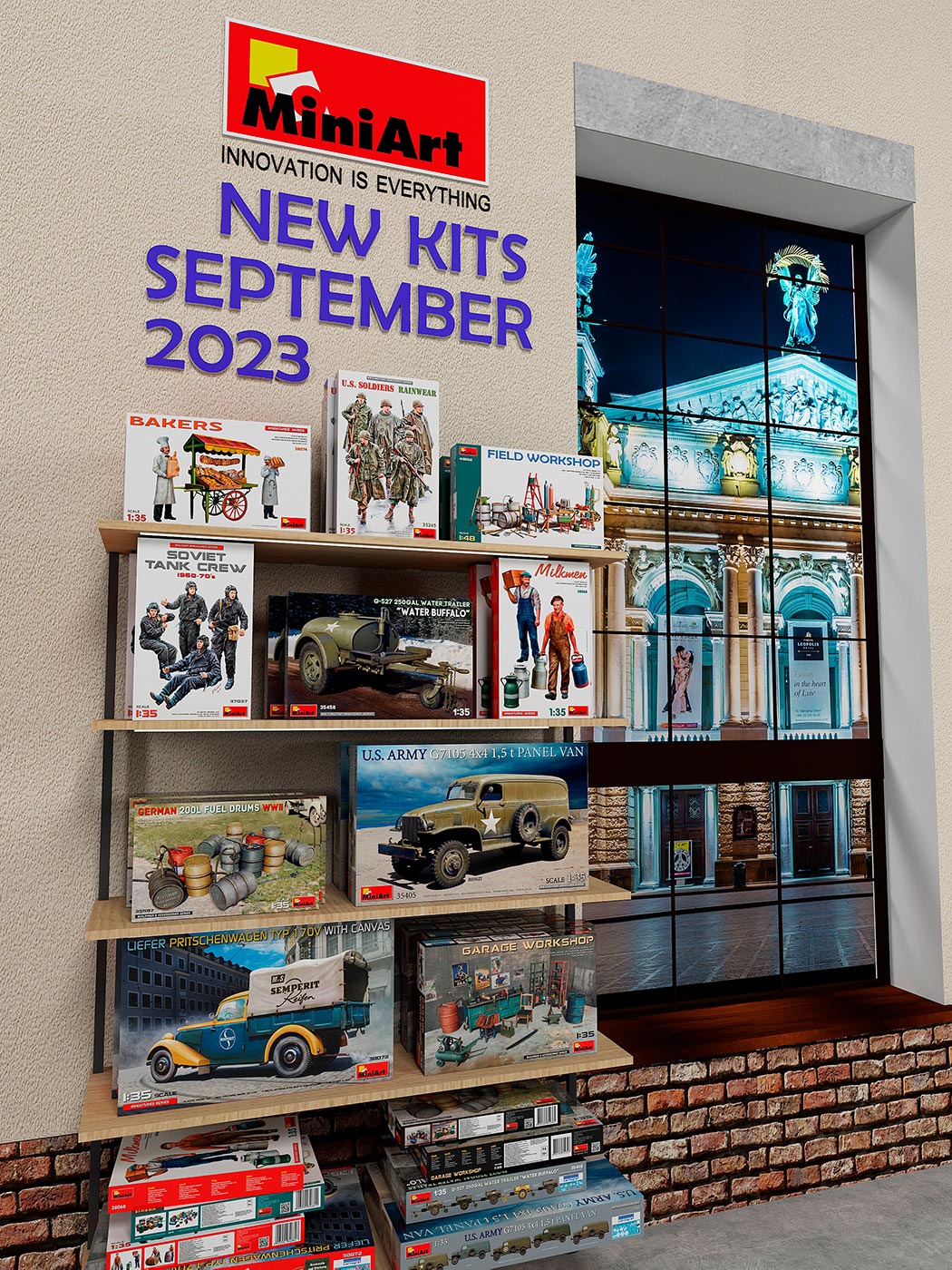 New MiniArt Kits Available September 2023