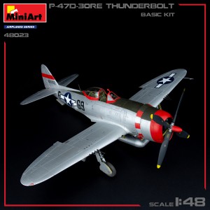 New photos of painted #MiniArt Kit: 48023 P-47D-30RE THUNDERBOLT. BASIC KIT