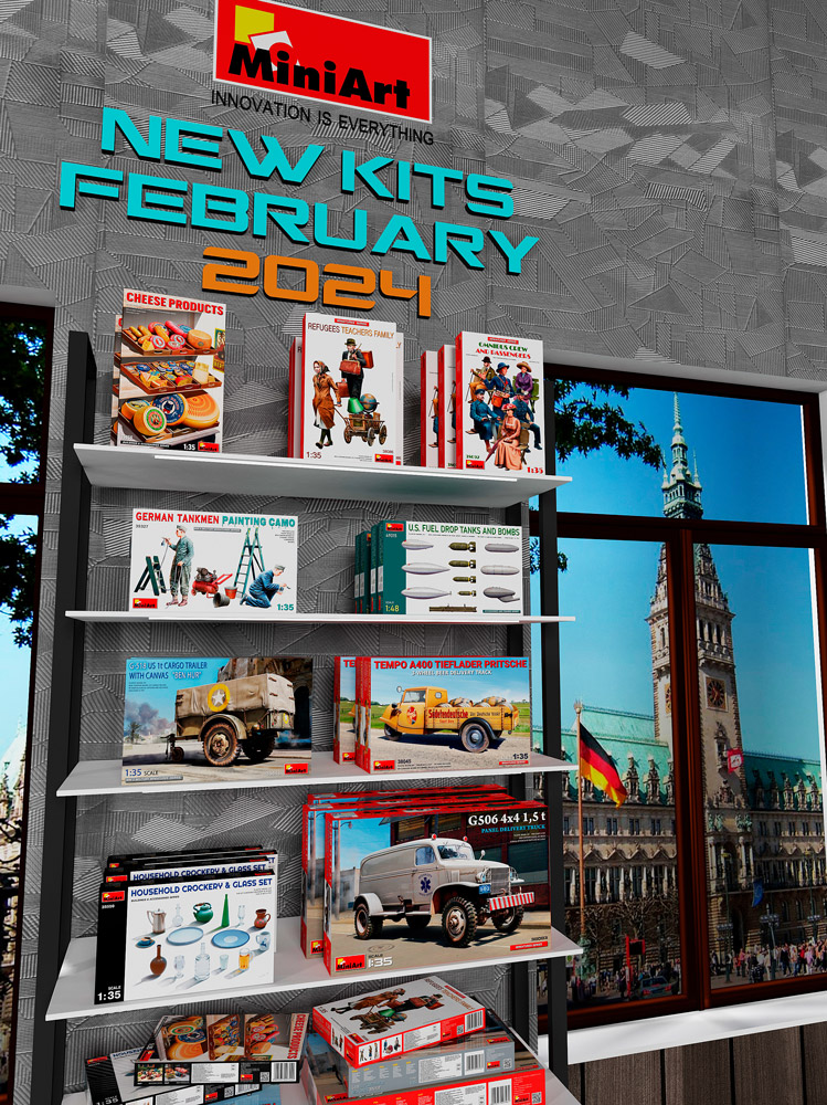 New MiniArt Kits Available FEBRUARY 2024