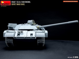 New photos of build up kit: 37095 IRAQI T-55 AL FEW/ENIGMA. SOVIET MADE BASE