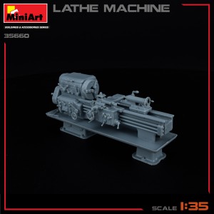 Build Up of MiniArt Kit: 35660 LATHE MACHINE