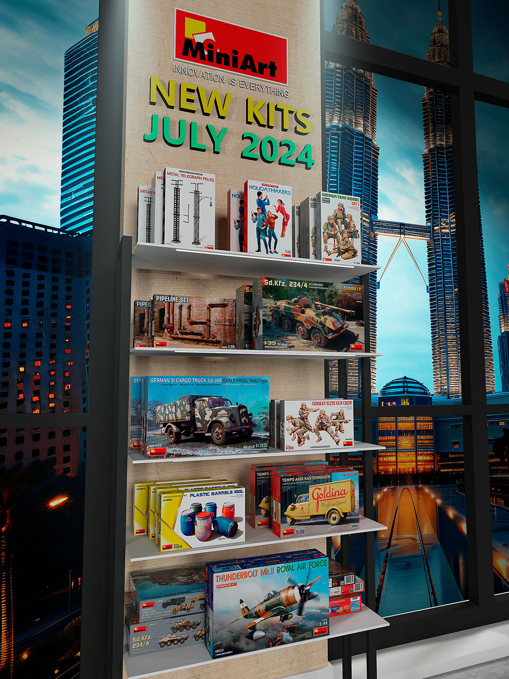 New MiniArt Kits Available July 2024